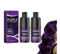 Tkekruh Shampoo Colorante per Capelli Viola 100ml - 3 in 1 Tintura Istantanea - per Uomini e Donne