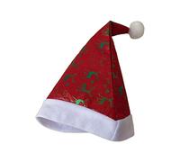 Tkidplw Cappello di Natale Cartoon Unisex Adulto Bambini Santa Vacanze per Feste Festive Capodanno Regalo Decors Cartoon Velvet Per Adulti E Bambini Cappelli Morbidi Per Le Donne Vintage Antivento Per