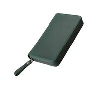 Tkidplw Coperture in pelle per notebook con slot elastico per penna per 7.28x3.54Inch Pocket Notepads Caso Handmade Cartella Per Notebook, Verde scuro