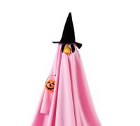 Tkidplw Halloween Portico Costume con Light-Up Stagionale | Cappello da strega e dettaglio zucca per decorazione ingresso anteriore
