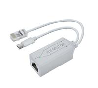 Tkidplw MultiDevice Compatibile USB/Tipo C Splitter DC40V Conversione a DC5V Per Installazioni di Rete Telecamera di Sicurezza POE Splitter