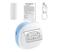 Tkidplw Pocket Sticker Stampante Note Maker 1 Rotolo di carta Incluso Inkless Photo Maker Per E Scuola Sticker Stampante