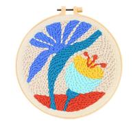 Tkidplw Set di aghi spessi con panno di lino, decorazione per adulti e bambini, set di aghi per la decorazione della casa