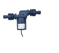 TKJBHGPK Pompa di rinforzo sommergibile con motore senza spazzole, super silenziosa, in plastica in ottone, guarnizione rapida, scaldabagno pressurizzato, CC 12 V CC 24 V (spina 12 V)