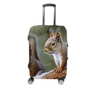 TKJMCSW Copertura per bagagli con animali di piccola taglia, approvata TSA, copertura elastica lavabile, antigraffio, adatta per valigie da 48-76 cm (M)