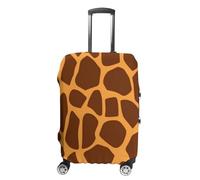 TKJMCSW Copertura per bagagli con stampa giraffa approvata TSA, copertura elastica lavabile per valigie da viaggio, antigraffio, adatta per custodie da 48-76 cm, Bianco, XL