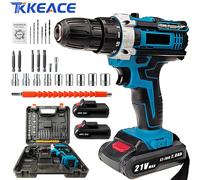 TKKEACE Pacchetto rotolo a batteria da 21 V Driver per screening elettrico Batteria ricaricabile agli ioni di litio con utensile elettrico per driver di luce a LED