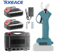 TKKEACScheoie da potatura elettriche senza spazzole Giardino Albero da frutto Bonsai Cordless Elettrico da giardino Forbice Attrezzo da giardino per Makita Paster 2 battery EU