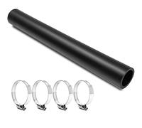 TKKEUEP Tubo flessibile per serbatoio carburante benzina con 4 morsetti, diametro interno 6,3 cm, riempimento serbatoio gas rinforzato (dritto, diametro interno 6,3 cm, lunghezza 38,2 cm)