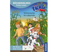 TKKG Junior, Bücherhelden, Erstes Lesen, Schatzsuche im Labyrinth: Mit Bildern lesen lernen - Spannende Detektivgeschichten für Vorschulkinder ab 5 Jahren zum Vor- und Mitlesen