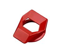 TKLGFEK Car One-button Start Cover Ignition Switch Protective Cover Car Interior One-button Start Protection Anti-scratch Decor Cover(Red)