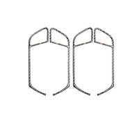 TKLGFEK Carbon Fiber Car Door Pull Handle Bowl Trim Stickers Compatible for Audi A4 B8 2009-2016(A Germany)