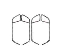 TKLGFEK Carbon Fiber Car Door Pull Handle Bowl Trim Stickers Compatible for Audi A4 B8 2009-2016(A Sport racing)