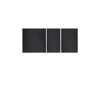 TKLGFEK Center Console Panel True Carbon Fibre Sticker Central Control Cover Car Interior Accessories Compatible for Tesla Model Y Juniper 2025(Matte carbon)