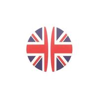 TKLGFEK Leather Car Front Rear Pull Door Handle Sticker Compatible for Mini Cooper F54 F55 F56 F60 R55 R56 R60(F R UnionJack)