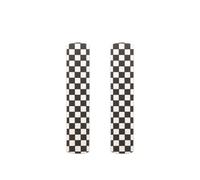 TKLGFEK Leather Car Front Rear Pull Door Handle Sticker Compatible for Mini Cooper F54 F55 F56 F60 R55 R56 R60(F Checker)