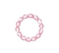 TKLGFEK Rhinestone Car Engine Start Stop Decorative Ring Ignition Engine Button Diamonds Ring Stickers Ignition Ring Interior Decoration(Pink)