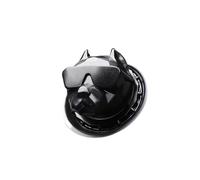 TKLGFEK Start Stop Button Cover Bulldog Car Interior Engine Ignition Sticky Cover Start Stop Push Button Switch(Black)