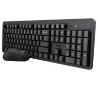 TKM-360 Tastiera Wireless E Mouse Deskset, Nero - 25358