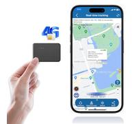 TKMARS 4G Localizzatore GPS con Scheda SIM 1500mAh Mini GPS Tracker 60 Giorni in Standby per Auto, Bambini, Bicicletta, Bagagli, Portafogli Forte Magnetico e Impermeabile