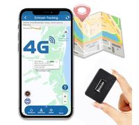 TKMARS 4G Micro Localizzatore GPS per Auto senza Impostazioni GPS Tracker 90 giorni in Standby, Plug & Play, 10 Secondi per Aggiornare la Posizione, Forte Magnetismo e Impermeabile per Auto, Camion