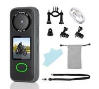 TKMARS Action Cam 4K,Fotocamera Sportiva Mini,Action Cameras IPX6,Schermo Touch IPS 1.4", 48MP, Batteria 1200mAh,Kit Accessori per Casco/Bici/Moto,Prospettiva in Prima Persona