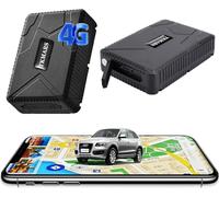 TKMARS GPS Tracker per Auto 120 Giorni Standby 10000mAh, Localizzatore GPS per Auto IP65 con App Geo-fence Alarm TK915