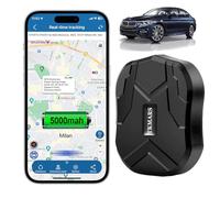 TKMARS GPS Tracker Senza Abbonamento con Micro TK905 Tracker GPS per Auto con APP Gratuita, Nessun Abbonamento Richiesto, 90 Giorni in Standby, Forte Magnetico Impermeabile 5000mah