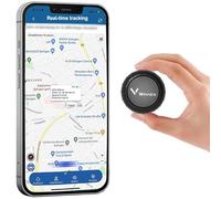 TKMARS Mini GPS Tracker, nessuna scheda SIM necessaria, GPS per cani, tracker per gatti, 3 anni di standby con magnete in tempo reale, localizzazione geofence in tutto il mondo, per auto, animali