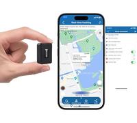 TKMARS Mini Localizzatore GPS con App GPS Tracker per Auto Moto Bambini Anziani Senza Abbonamento 1500mAh Magnetico Antifurto Posizione in Tempo Reale