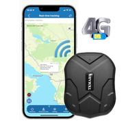 TKMARS TK905 4G localizzatore GPS per Auto 5000mAh GPS Tracker Senza Abbonamento,Antifurto Auto con Magnetico,Funziona Tramite SMS/Applicazione/Piattaforma di Rete,Modalità di Allarme Multiple