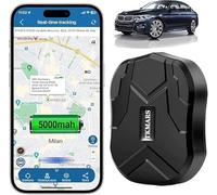 TKMARS Tracker GPS 4G con SIM Integrata, Magnetico, Batteria 5000mAh, Impermeabile IP65 Anti-Furto, Geo-Fence, App Tracking in Tempo Reale, Abbonamento Richiesto