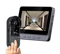 TKMARS Videocitofono 1080P Video Campanello Senza Fili da Esterno Impermeabile IP67, Video Campanello Videocitofono con Telecamera 1080P 4,3 Pollici Display 170° Ultra Grandangolo,Nessun APP&WiFi