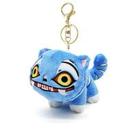 TKNIBEEN Derpy Tiger Plush, Derpy Tiger Plush Keychain, Demon Hunters Plushs, Decorative Accessory for Backpacks, Purse, Keys (5.9x3.1 inches Keychain)