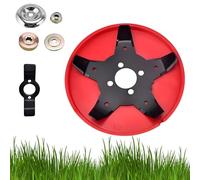 TKNIBEEN Weeding Plate, Weeder Plate, Weeder Plate for Weedeater, Multifunctional Trim Season Weeder Plates, Suitable for Garden Lawn Weeders Brushcutter with Pressure Plates 4 Piece Set (1pcs)