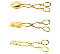 TKOWTB Clip per torta retrò per insalata di frutta, clip per pasto, snack, torte, insalata, pasticceria, utensili da forno, utensili per barbecue, oro