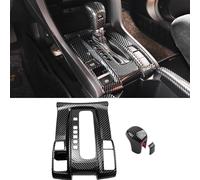 TKREENO Copertura del pannello della scatola del cambio della console centrale dell'automobile di colore della fibra del carbonio Copertura del pomello del cambio Accessori per Honda 10a generazione