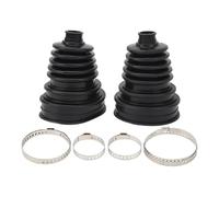 TKSE 2 manicotti per asse, in silicone, ritagliabili con fascette | Manicotto universale elasticizzato per asse e soffietto, per SUV, berline e furgoni