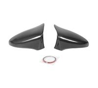 TKSE 2 Pc con Tappo Specchio Retrovisore Destro Sinistro Destro, Sostituzione del Coperchio dello Specchio Posteriore Alare della Porta della Porta della Porta in Fibra di Carbonio