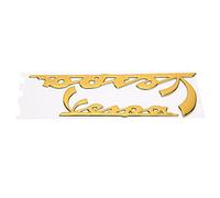 TKSE Adesivo per Moto, Distintivo, Adesivo 3D, Emblema, Adesivo Tridimensionale per GTS300 LX125 LX150 IE Sprint Primavera 300 LX LXV Super (Giallo)