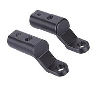 TKSE Estensori per specchietti moto Manubrio in lega di alluminio Staffa per asta di prolunga per specchietto retrovisore per supporto per telefono moto Caricatore USB Accessori pe
