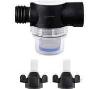 TKSE Filtro universale per acqua, filtro fine, estraibile, filtro in acciaio inox, filtro per serbatoio dell'acqua, filtro per camper, camper, pompe da giardino, impianto idraulico domestico