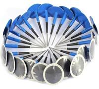 TKSE Kit di Tappi per Pneumatici, 24 Pezzi Auto Moto Universale Tubeless Pneumatici Riparazione di Punture Tappo a Fungo Patch Gum(48 * 6mm)