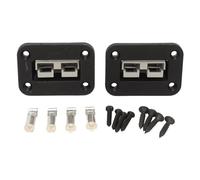 TKSE Pannello di Montaggio con Spina, 2 Pezzi Base Pannello con Spina 50a Connettori Incorporati Ignifughi Piastra da Incasso Per Montaggio a Incasso Per Connettore Anderson Power SB50