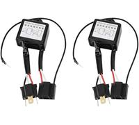 TKSE Polarità invertita, 2 pezzi LED Convertitore negativo Polare Interruttore Interruttore Impatto Imbracatore Invertito Polarità per H4