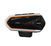 TKSE QTBE6 - Auricolare interfono wireless Bluetooth, anti-interferenza, impermeabile, per walkie talkie con MP3/GPS/CSR/A2DP/AVRCP/cancellazione del rumore/interfono full-duplex a lungo raggio