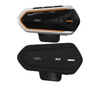 TKSE QTBE6 - Auricolare interfono wireless Bluetooth per casco, anti-interferenza, impermeabile, per walkie talkie con MP3/GPS/CSR/A2DP/AVRCP/cancellazione del rumore/interfono full-duplex a lungo