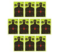 Tktouci Adesivi Bersaglio,46x30 cm Bersaglio a Spruzzo 10 Pezzi - Carte da Tiro Adesive - Per Pratica All Aperto Competizione Allenamento Quotidiano Attività Di Ricreazione Bambini