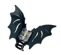Tktouci Fermaglio per capelli a forma di pipistrello, stile gotico, antiscivolo, da donna, accessorio decorativo per costumi horror, convegni, servizi fotografici, cosplay, eventi