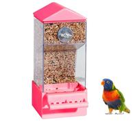 Tktouci Mangiatoia Per Pappagallini,Mangiatoia Automatica Per Uccelli Esterna Gabbia | Contenitore Cibo Trasparente Per Uccelli Per Zona Animale Recinto Terrazzo Balcone | Per Canarini Cardellini